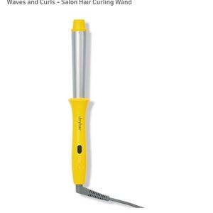 Drybar Yellow and Silver Salon Curling Wand